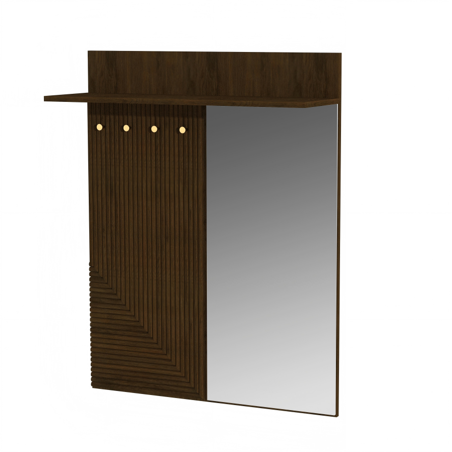 Linea Entryway Wall-Mounted Rack